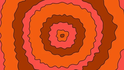 Red 2D Cartoon Transition Stock Footage 110812133