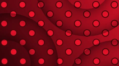Red 3d depth semi circle shapes, simple and elegant minimal background Stock Footage 271328167