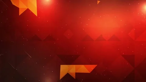 Red absctract Background with Rotating yellow particle Stock Footage 280329501