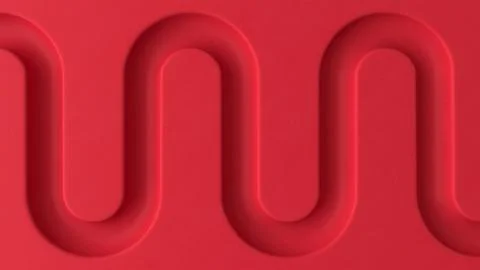 Red abstract 3d background Illustrazione stock