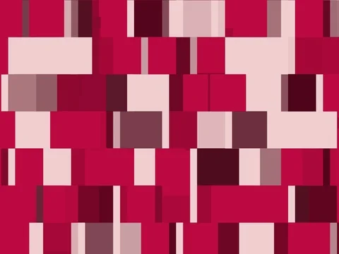 Red Abstract 4k blocks background Stock Footage 74913671