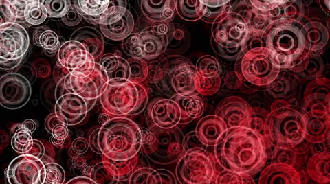 Red Abstract Animated Circles - 4K Resolution Ultra HD Stock Footage 41471585