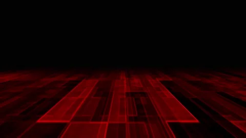 Red abstract animated motion background. Digital technology animation with .. Stock Footage 295194799
