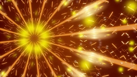 Red abstract background and flashing light, loop Stock Footage 82064625
