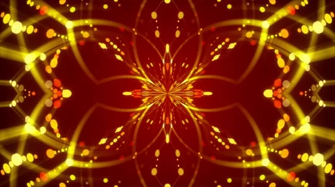 Red abstract background and flowing light, loop Stock Footage 63218801
