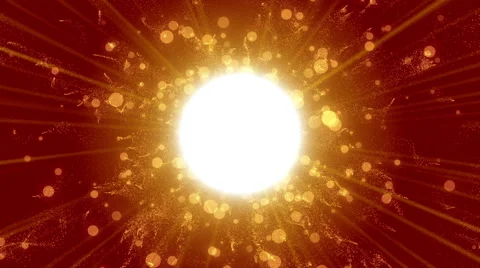 Red abstract background and gold particle, loop Vídeo Stock 56463797