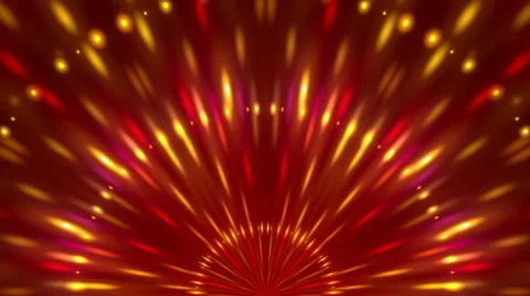 Red abstract background and gold light, loop Stock Footage 63650973