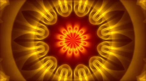 Red abstract background and gold light, loop Stock Footage 65525339