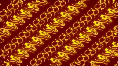 Red abstract background and gold shapes, loop Stock Footage