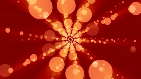 Red abstract background and gold particles, loop Stock Footage 75333550