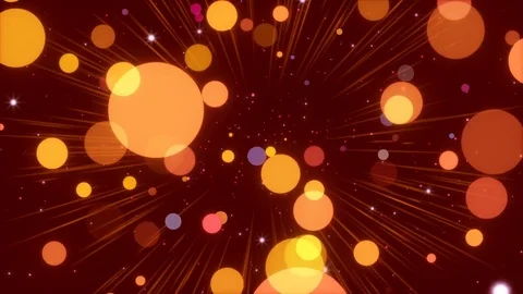 Red abstract background and gold particle, loop Stock Footage