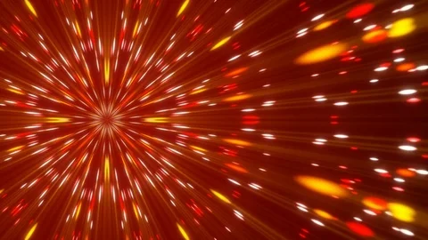 Red abstract background and moving particles, loop Stock Footage 77170595