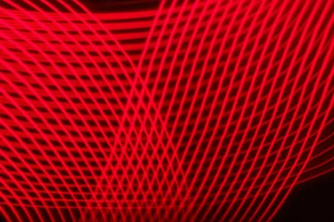 Red abstract background and neon stripes Stock Illustration