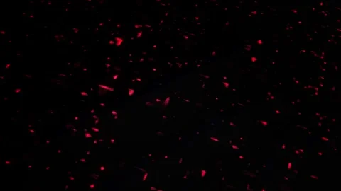 Red abstract background, background with particle movement Stock Footage 255135549