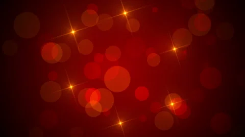 Red abstract background, bokeh and light, loop Stock Footage 53533457
