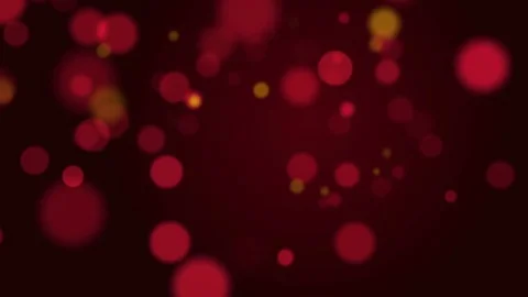 Red abstract background with bokeh. Loop animations. With a central location for Stock Footage 73510156