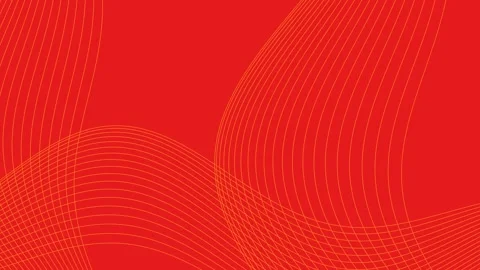 Red Abstract Background with Curved Lines and Copy Space Stock Footage 341960991