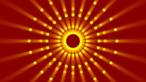 Red abstract background, flashing gold particles, loop Stock Footage 80052965