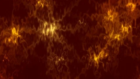 Red abstract background, flowing gold light, loop Stock Footage 84643968