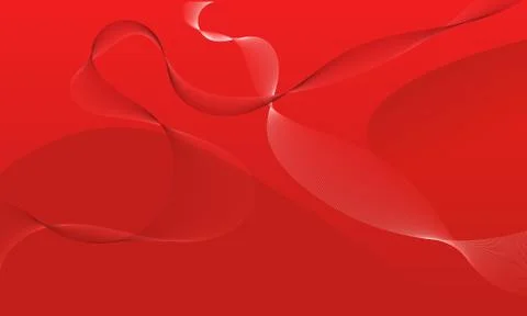 Red abstract background full of various shapes Stock Illustration