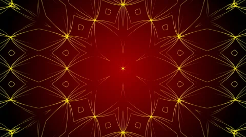 Red abstract background, gold light, loop Stock Footage 53205133
