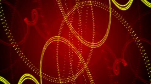 Red abstract background, gold particle, loop Stock Footage 53501751