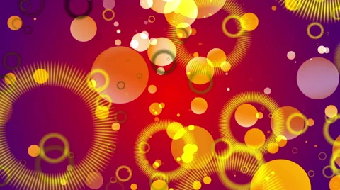 Red abstract background, gold particle, loop Stock Footage 54126894