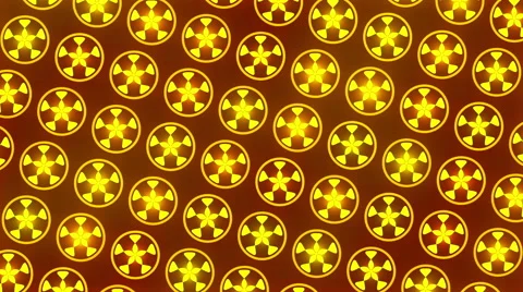Red abstract background, gold particle, loop Stock Footage 54561723