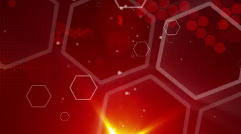 Red abstract background honeycomb Stock Footage 39628941