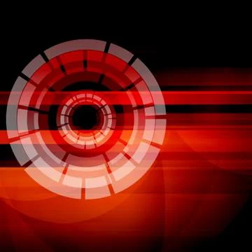 Red Abstract Background Stock Illustration