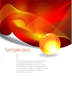 Red Abstract Background Stock Illustration