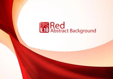 Red Abstract Background Stock Illustration