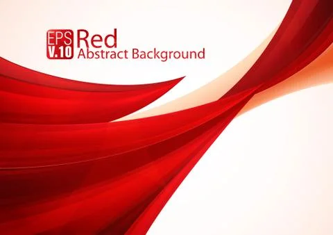 Red Abstract Background Stock Illustration