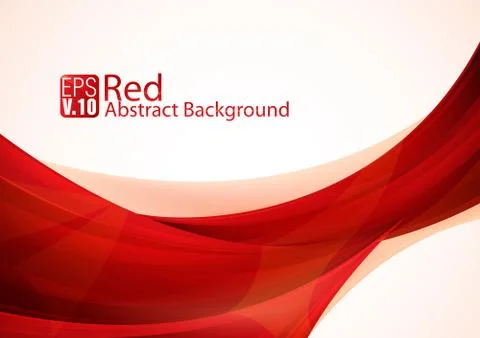 Red Abstract Background Stock Illustration