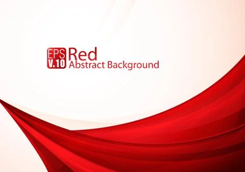 Red Abstract Background Stock Illustration