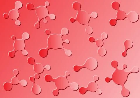 Red abstract background Stock Illustration