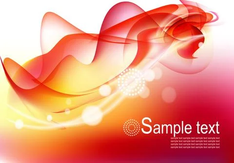 Red abstract background Stock Illustration