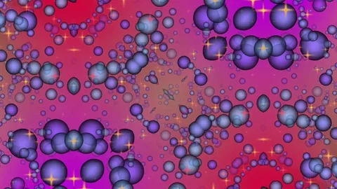 Red Abstract Background. Kaleidoscope Stock Footage 77095009