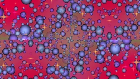 Red Abstract Background. Kaleidoscope Stock Footage 77098770