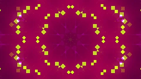 Red Abstract Background. Kaleidoscope Stock Footage 77436306