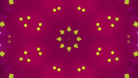 Red Abstract Background. Kaleidoscope Stock Footage 77436384