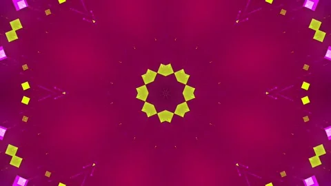 Red Abstract Background. Kaleidoscope Stock Footage 77436387