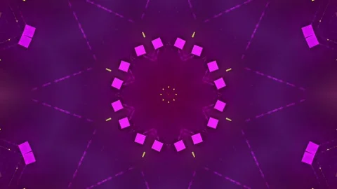 Red Abstract Background. Kaleidoscope Stock Footage 77439484