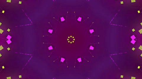 Red Abstract Background. Kaleidoscope Stock Footage 77439537