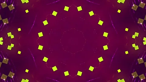 Red Abstract Background. Kaleidoscope Stock Footage 77440944