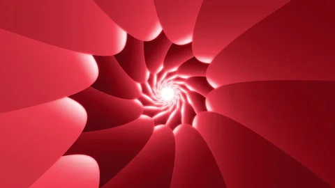 Red Abstract Background Looped Hypnotic ... | Stock Video | Pond5