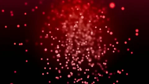 Red abstract background with motion dots, mockup Stock Footage 171655668