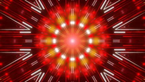 Red abstract background, motion particles, loop Stock Footage 86677969