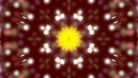 Red abstract background, motion particles, loop Stock Footage 87950295