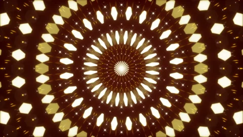 Red abstract background, motion particles and flashing light, loop Stock Footage 95664804